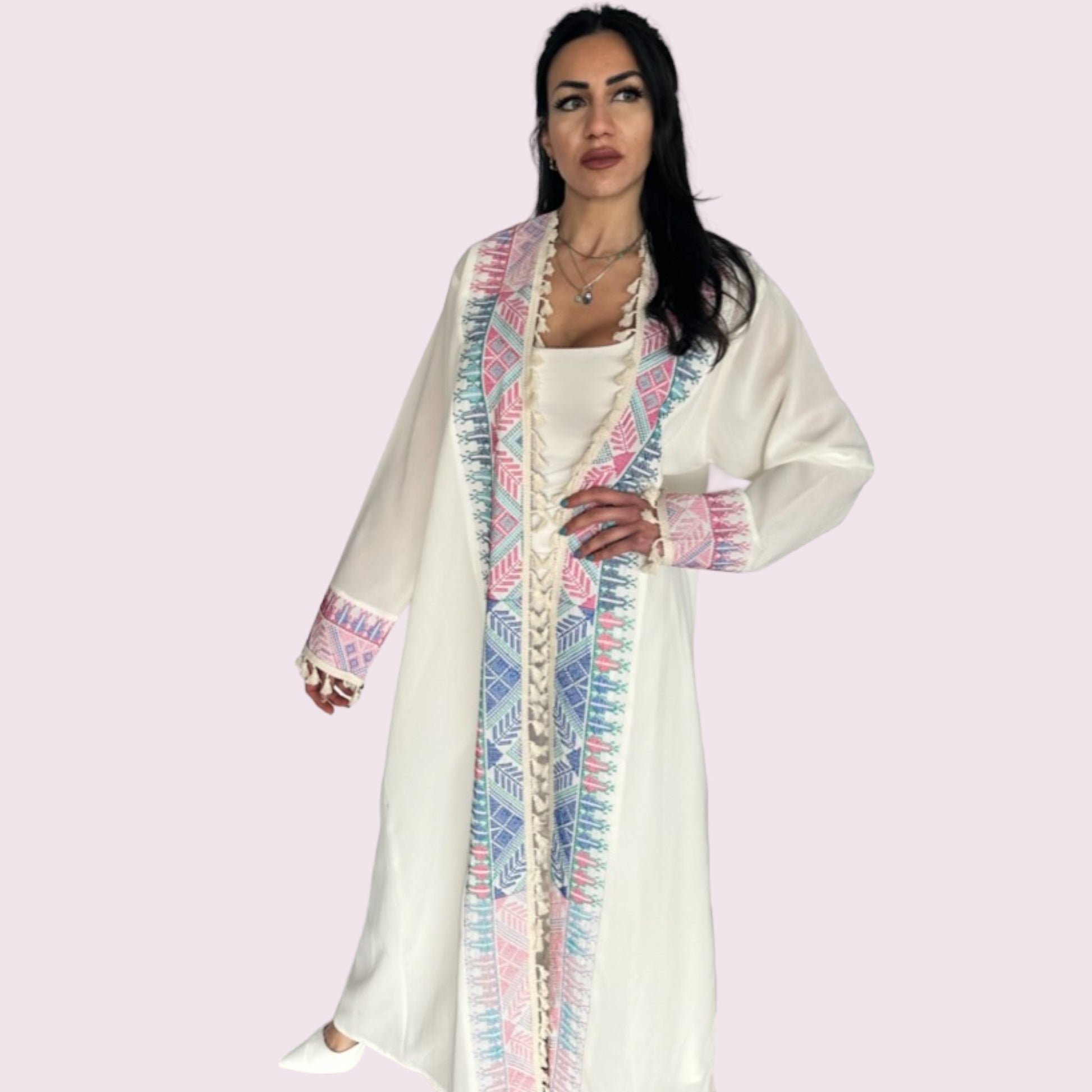 Pastel Arabesque Kimono - Desert Goddess