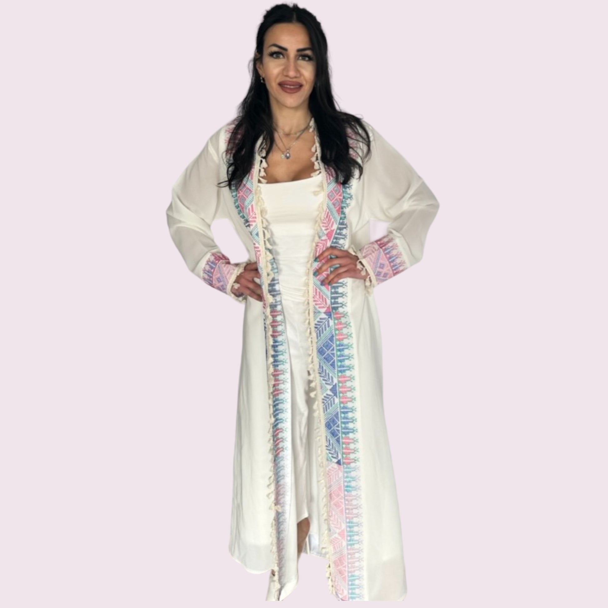 Pastel Arabesque Kimono - Desert Goddess